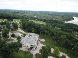 TPC Deere Run Aerial Clubhouse